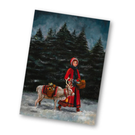 Esther Bennink - Ansichtkaart Kerstlegende