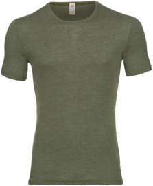 Engel Natur wolzijden heren t-shirt olive 