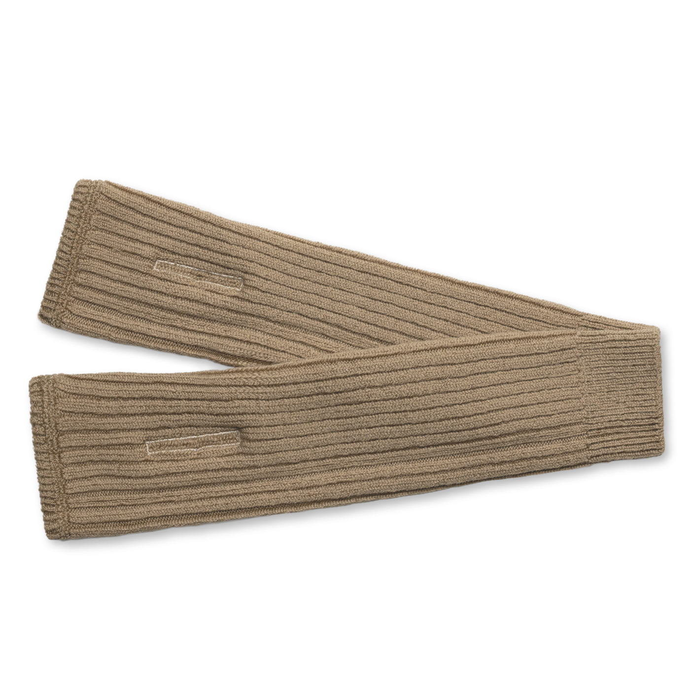 Collégien merinowollen polswarmers - adult - Petite Taupe
