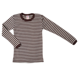 Engel Natur wollen longsleeve kind gestreept