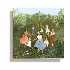 Robin Pieterse - Ansichtkaart Maypole Dance