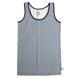 Katvig organic cotton ladies tank blue