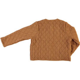 Poudre Organic - Anis quilt jas bone brown