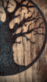Uwwalon handgemaakte eiken borrelplank Tree of life