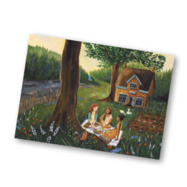 Esther Bennink - Ansichtkaart IJsvogel Cottage