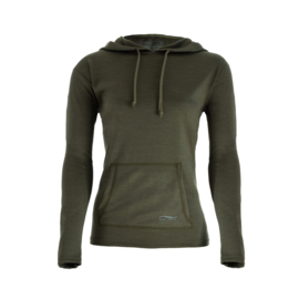 Engel Natur wolzijden hoodie olive