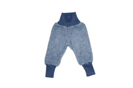 Cosilana wolfleece baby broek blauw