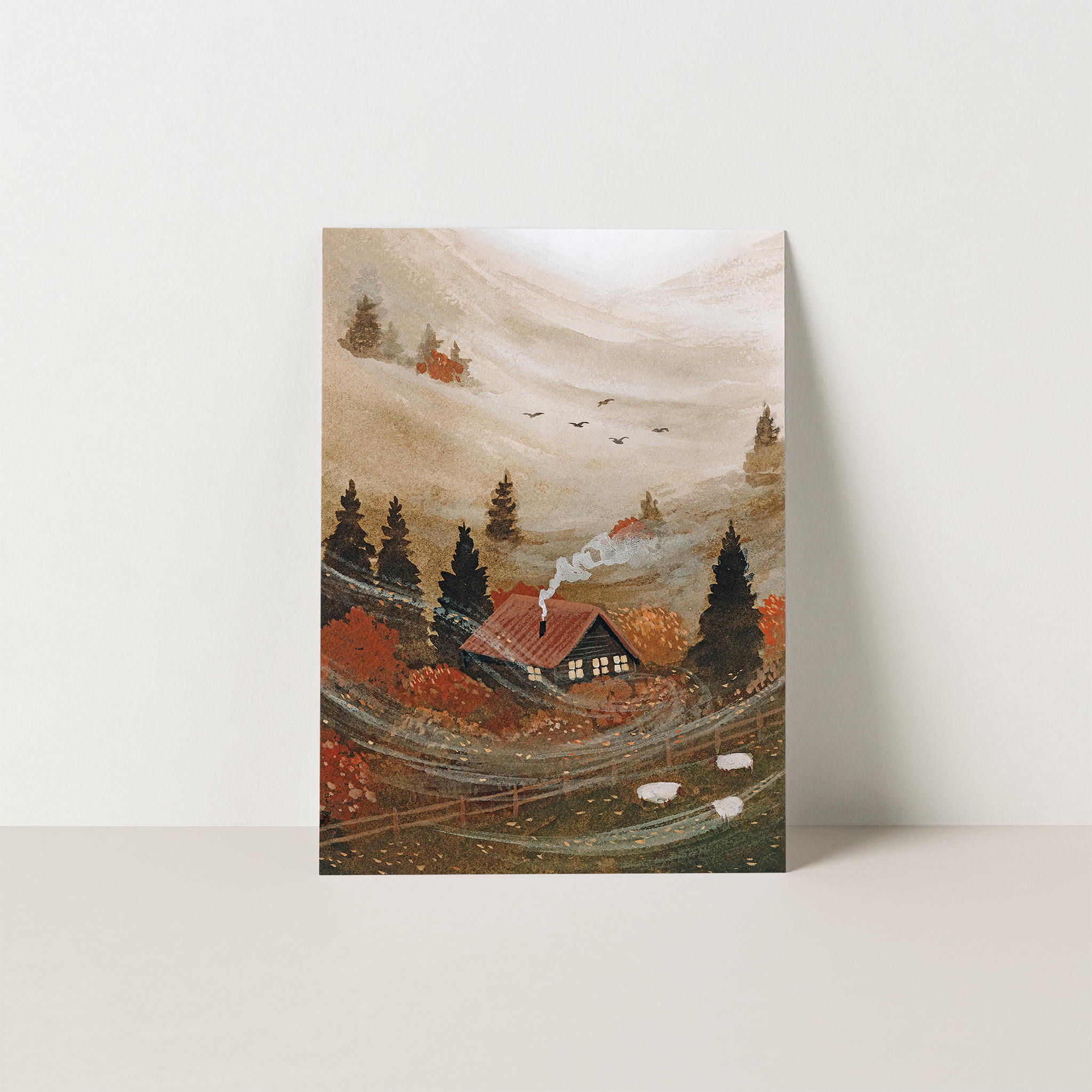 Robin Pieterse - Ansichtkaart October Cottage