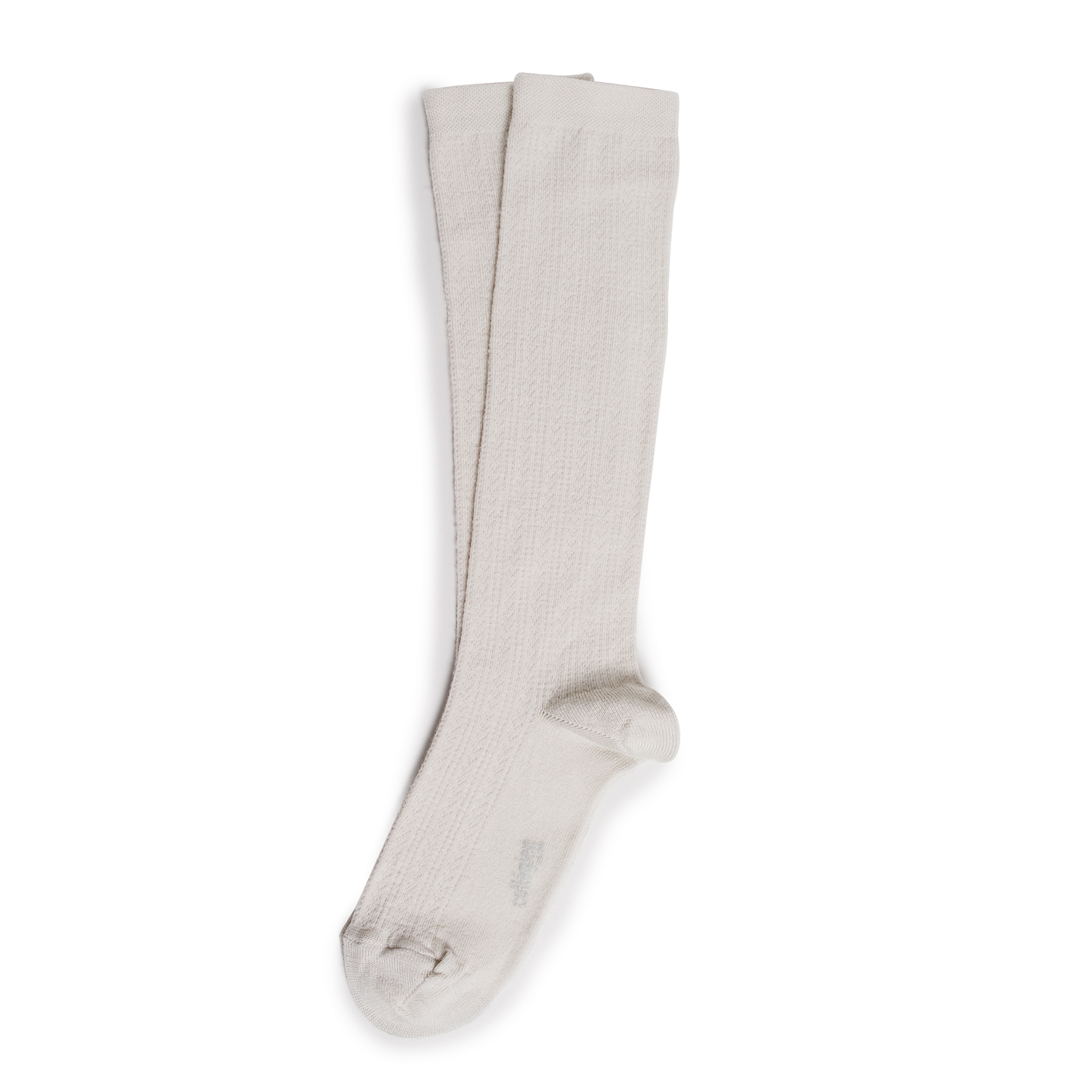 Adèle Pointelle Merino Wool Knee-high Socks Doux Agneaux