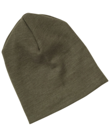 Engel Natur wolzijden beanie Olive