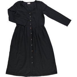 Poudre Organic - Women's jurk Ipomée Pirate Black
