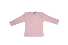 Cosilana wolzijdekatoen baby longsleeve roze