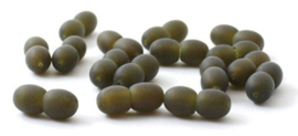 Barnsteen sluiting met schroefdraad olive raw