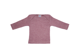 Cosilana wolzijdekatoen baby longsleeve burgundy