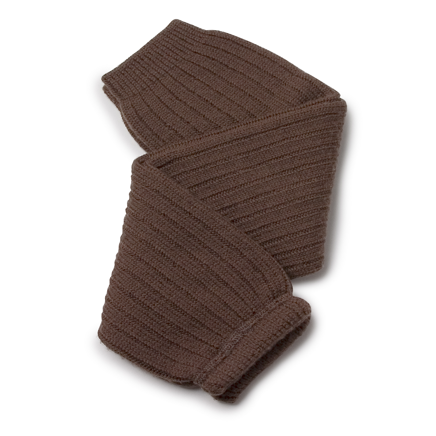 Collégien merinowollen beenwarmers - adult - Chocolat au lait