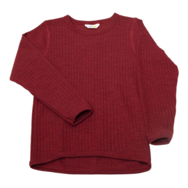 Joha wollen longsleeve Burgundy 110-170