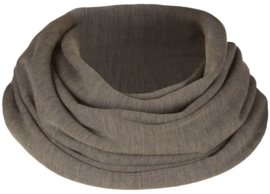 Engel Natur wolzijden loopscarf walnut