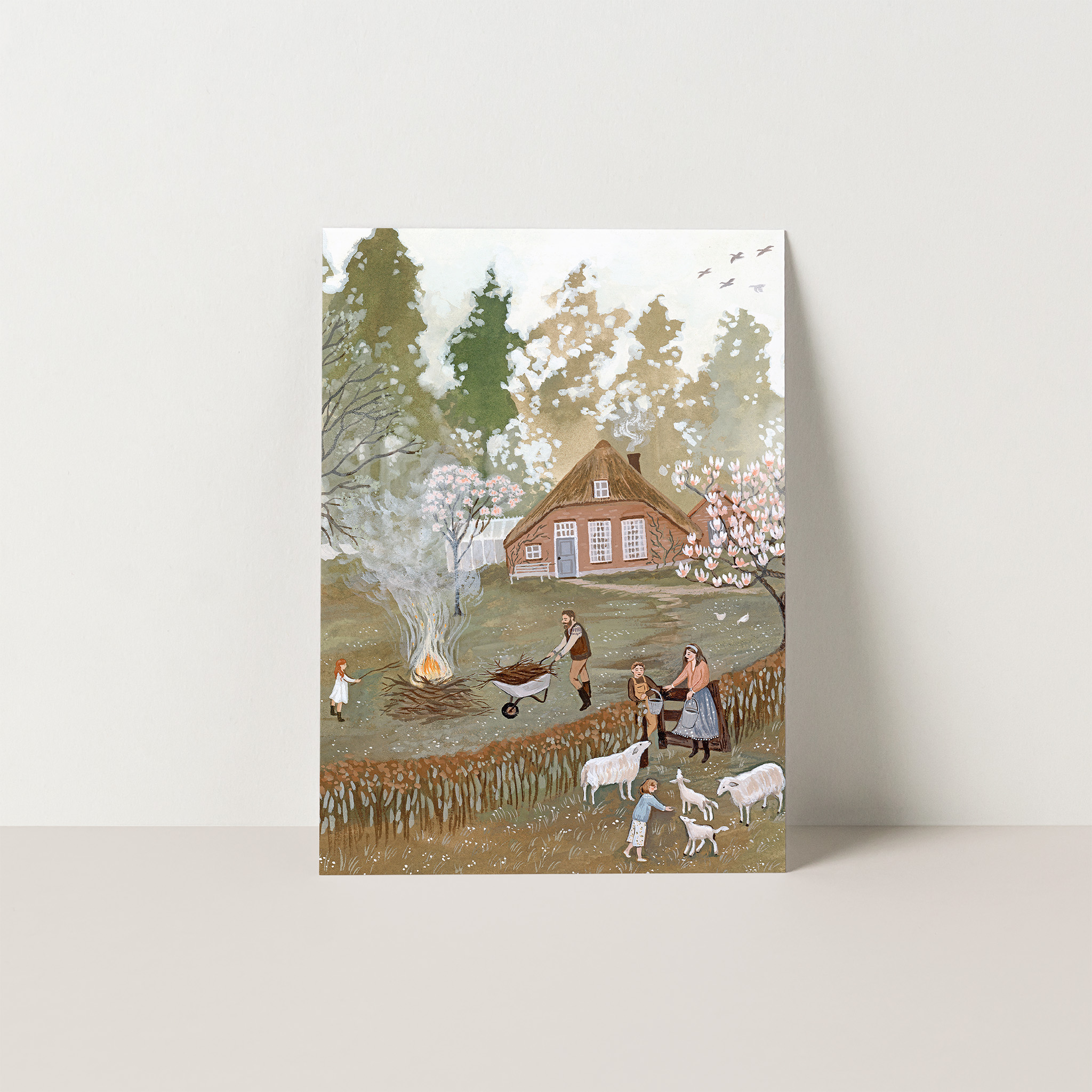 Robin Pieterse - Ansichtkaart Bonfire