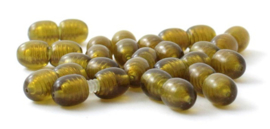 Barnsteen sluiting met schroefdraad olive