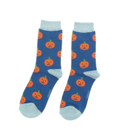 Miss Sparrow sokken bamboe Pumpkins 37-41