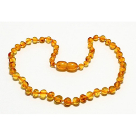 Barnsteen ketting kind honey