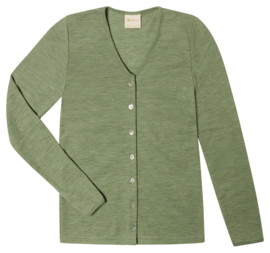 Engel Natur wollen cardigan dames sage