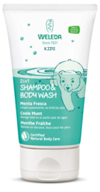 Weleda - Kids 2in1 Shampoo & Body Wash Coole Munt