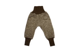 Cosilana wolfleece baby broek bruin