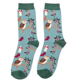 Miss Sparrow sokken bamboe Woodland 37-41