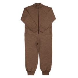 Joha merinowollen jumpsuit baby warm brown