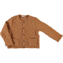 Poudre Organic - Anis quilt jas bone brown