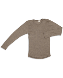 Engel Natur wolzijden longsleeve kind walnoot uni