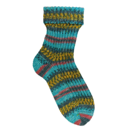 Opal sokkenwol XL wintersonne blauw, 8 draad