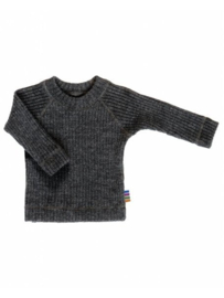 Joha merinowollen trui baby heavy wool grijs