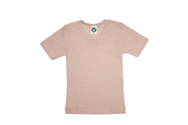 Cosilana wolzijdekatoenen shortsleeve roze