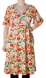 Duns Sweden Women's Wrap Dress Summer Flowers