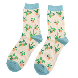 Miss Sparrow sokken bamboe Plantlady 37-41