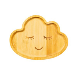 Bamboe kinderbordje Wolk