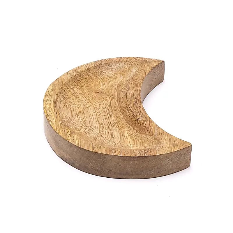 Houten maansikkel schaaltje