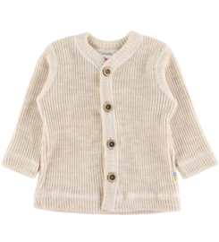 Joha merinowollen gebreid vest cream heavy wool