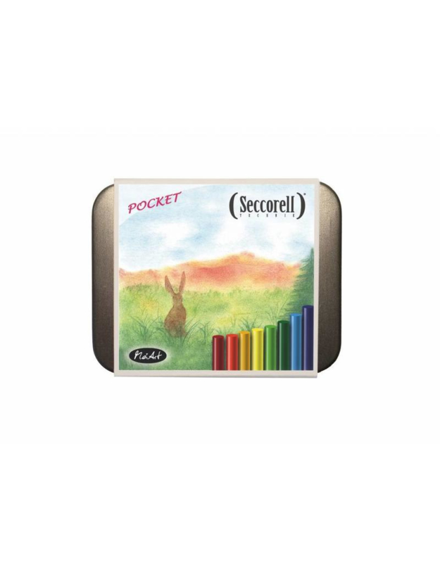 Seccorell Pocket metalen doos met kleurtjes