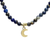 Ketting met lapis lazuli en maan