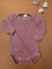 Cosilana wolzijdekatoen romper burgundy