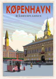 A4 Poster Rådhuspladsen