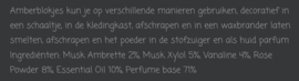 Amber blokje Black Delight (zwart)
