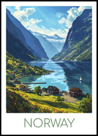 A4 Poster Norway