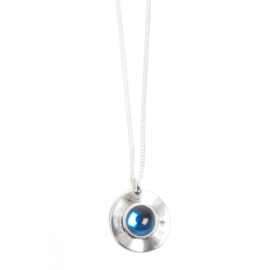 A & C Collier Ocean Blue, silver