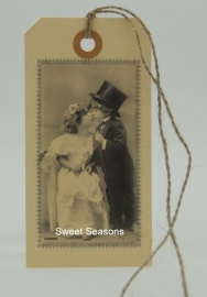 Vintage cadeaulabel, nr. 195