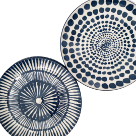 Salade bordje Midsummer Stripe