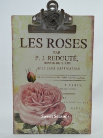 Klembord `Les Roses`